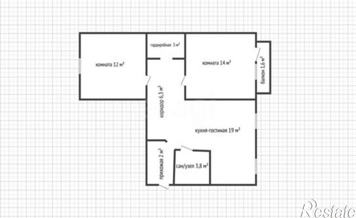 3-комн квартира улица Димитрова, 3,  д. 3