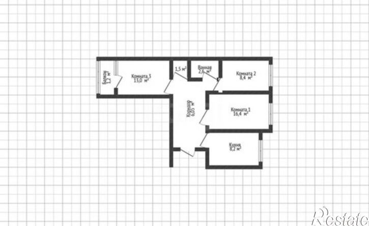 3-комн квартира Депутатская улица, 16,  д. 16