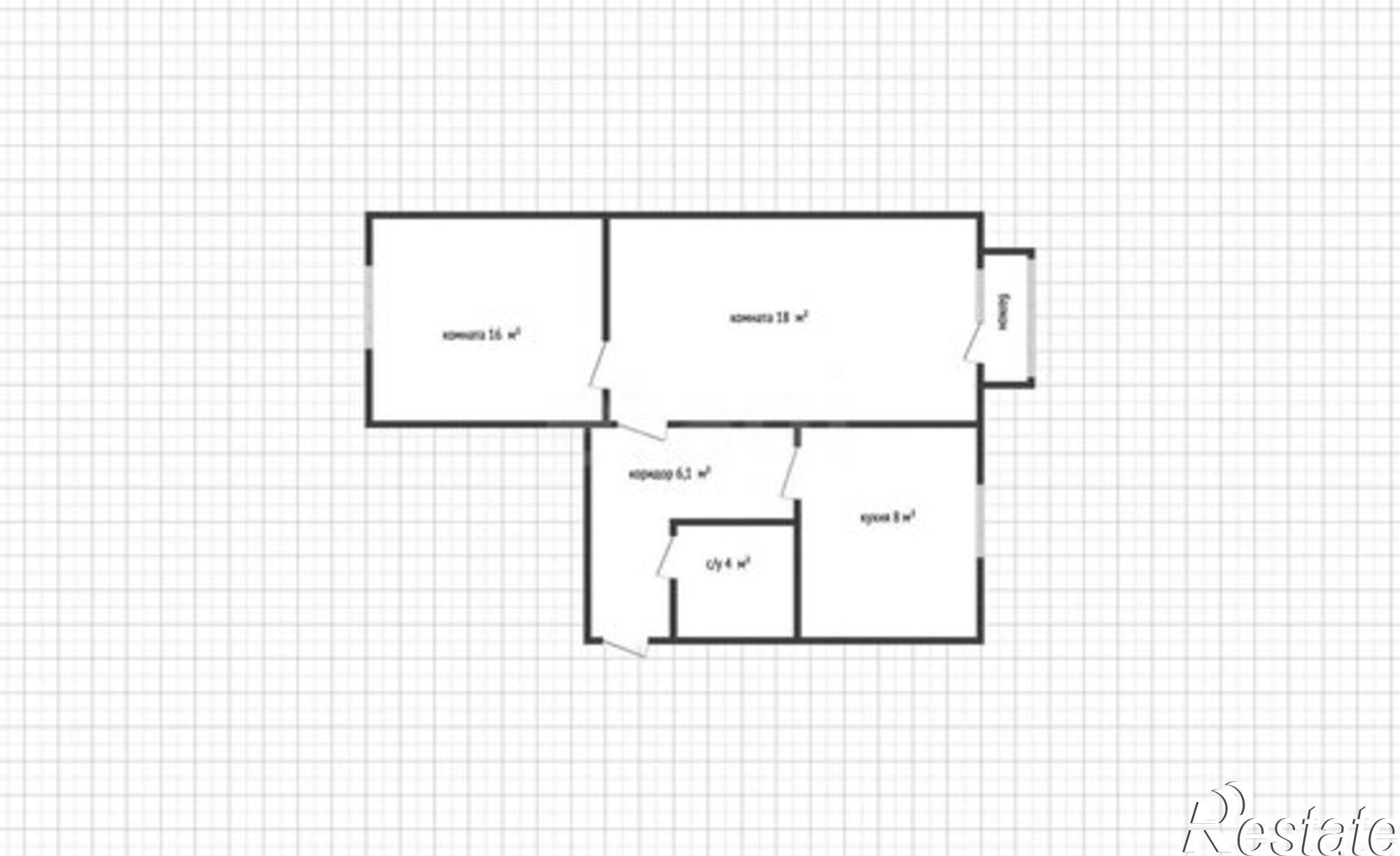 Купить квартиру за 5 400 000 рублей на Депутатская улица, 2