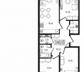 3-комн, 82 кв м, этаж 1/9 Республика Адыгея (Адыгея), Степная улица