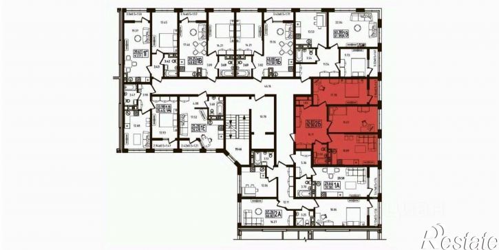 2-комн квартира в новом доме Степная улица