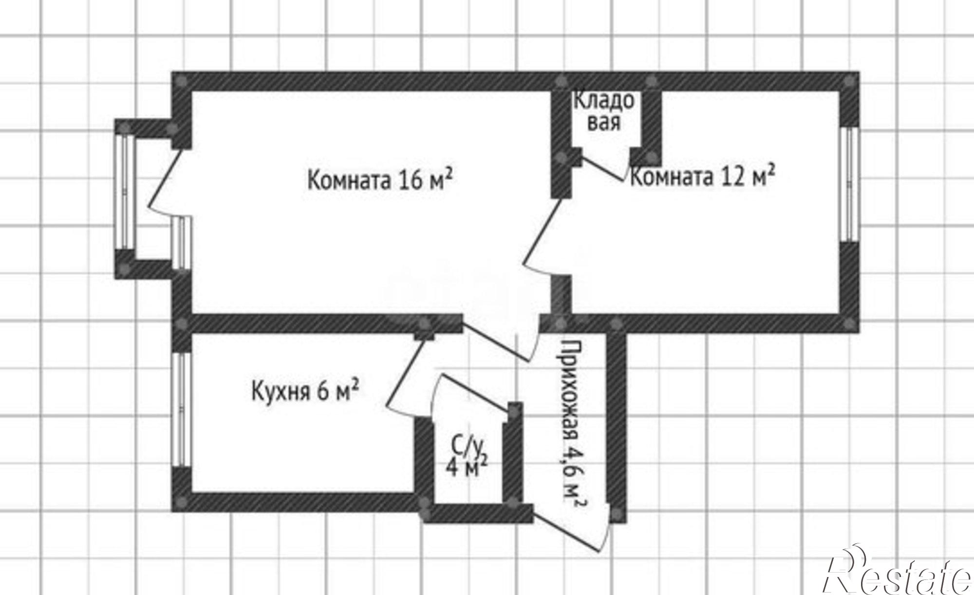 Купить квартиру за 4 600 000 рублей на ул Краснооктябрьская, 67
