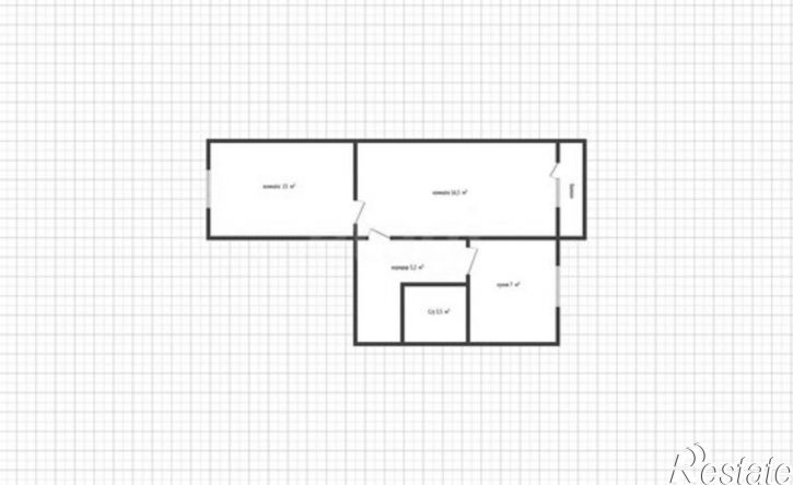 2-комн квартира 6-й переулок, 3/2,  д. 3/2