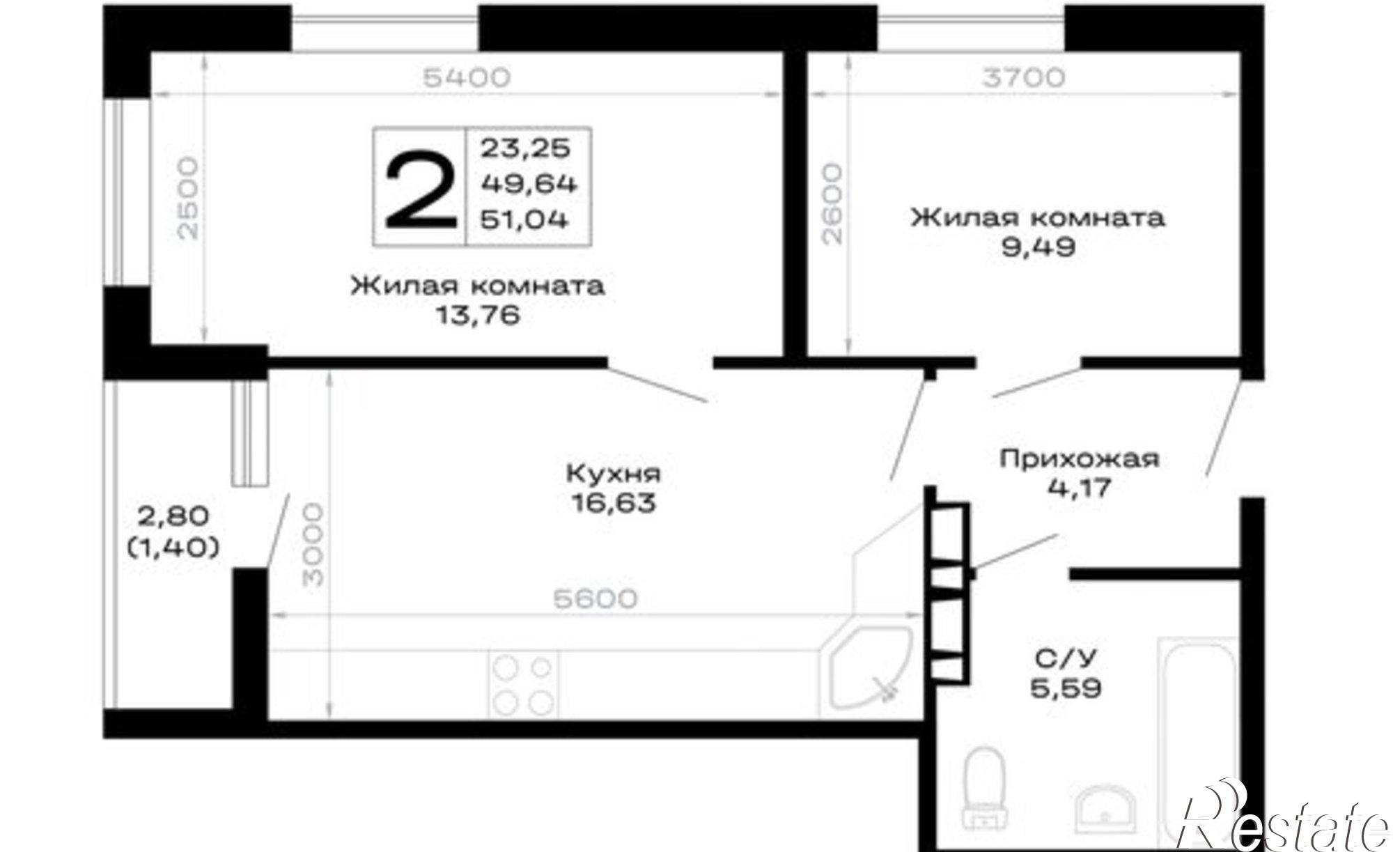 Купить квартиру за 9 503 650 рублей на Республика Адыгея (Адыгея)