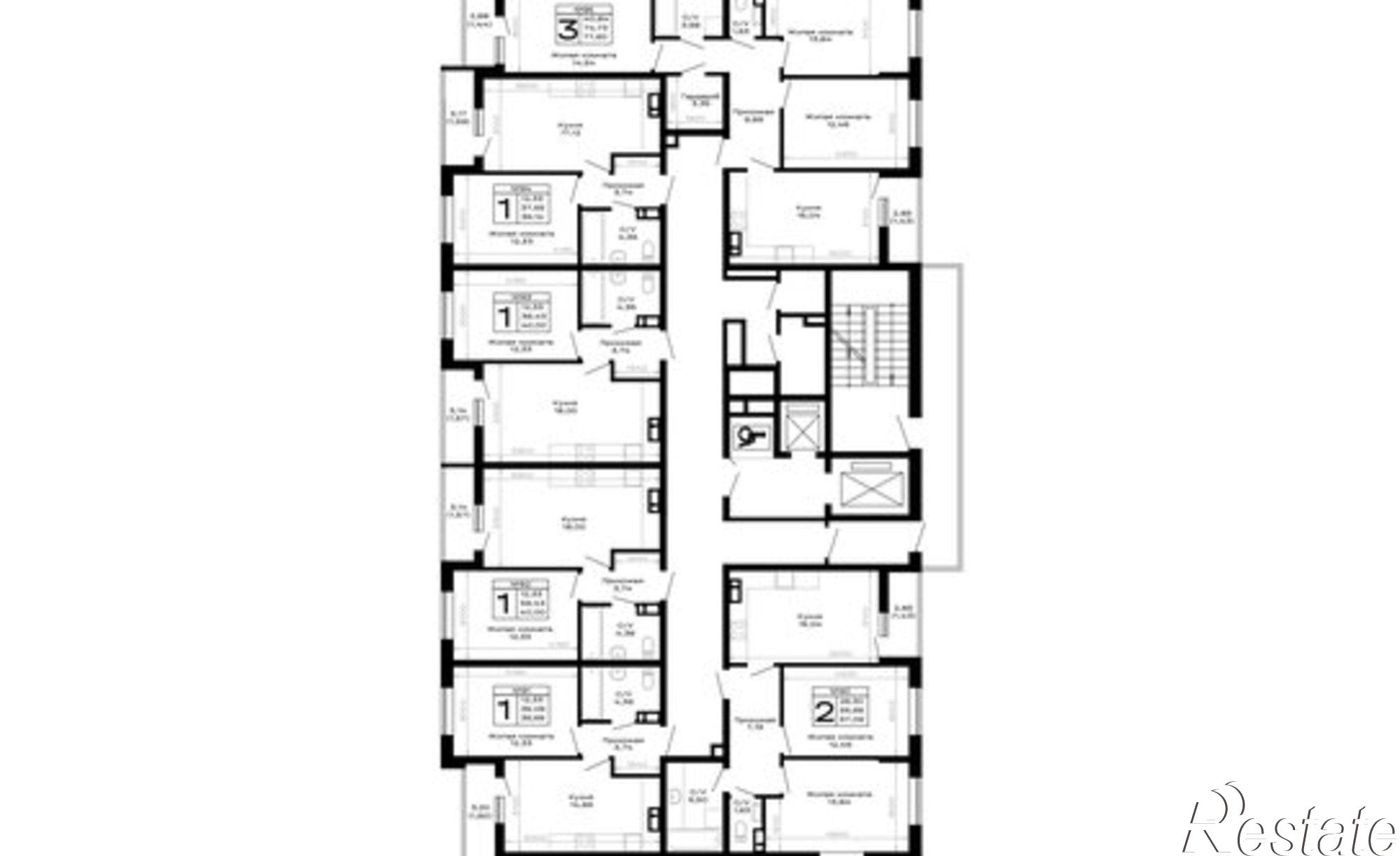 Купить квартиру за 10 630 200 рублей на Республика Адыгея (Адыгея)