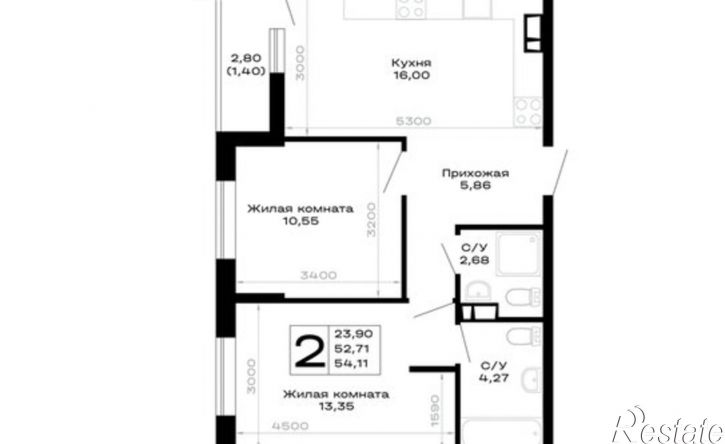 2-комн квартира в новом доме Республика Адыгея (Адыгея)