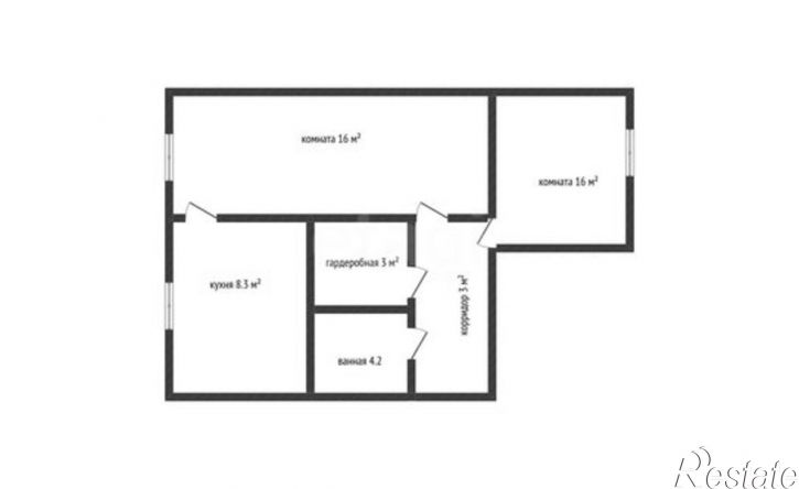 2-комн квартира улица Чкалова, 86 к3,  д. 86 к3