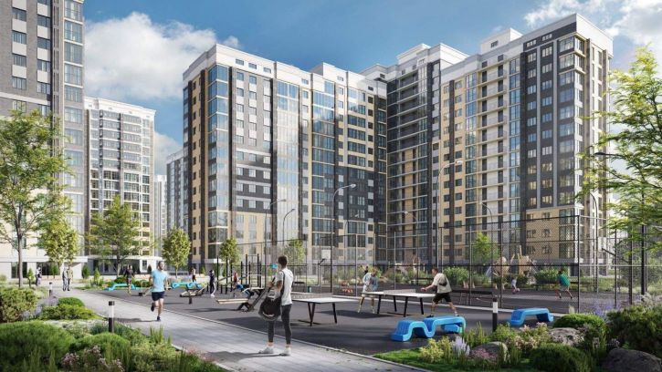 2-комн квартира в новом доме Авиационный переулок, д.1