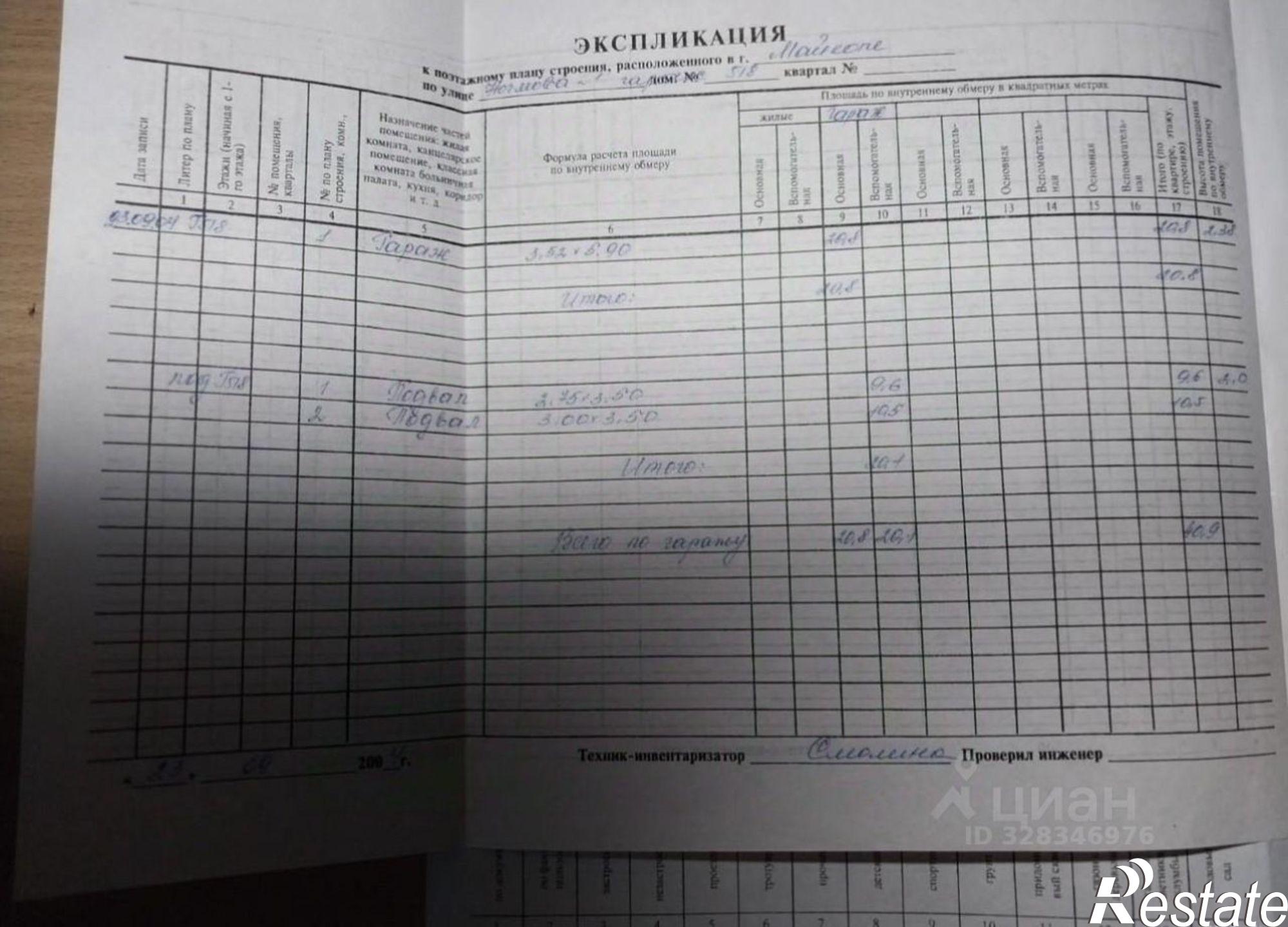 Купить гараж, место в паркинге за 537 920 рублей на ул Российская, 1