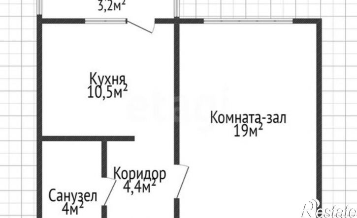1-комн квартира ул Олега Цокова, 4,  д. 4
