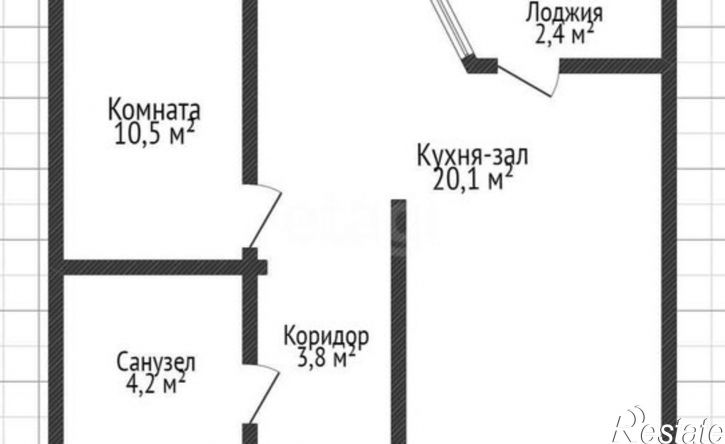1-комн квартира Республика Адыгея (Адыгея), Степная улица, 2