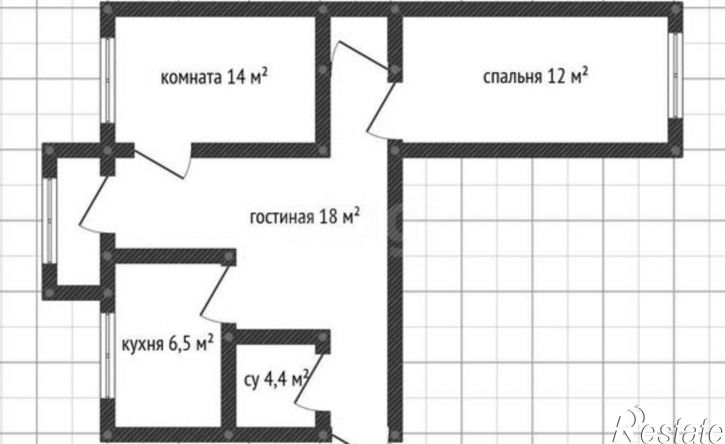 3-комн квартира ул Краснооктябрьская, 53,  д. 53