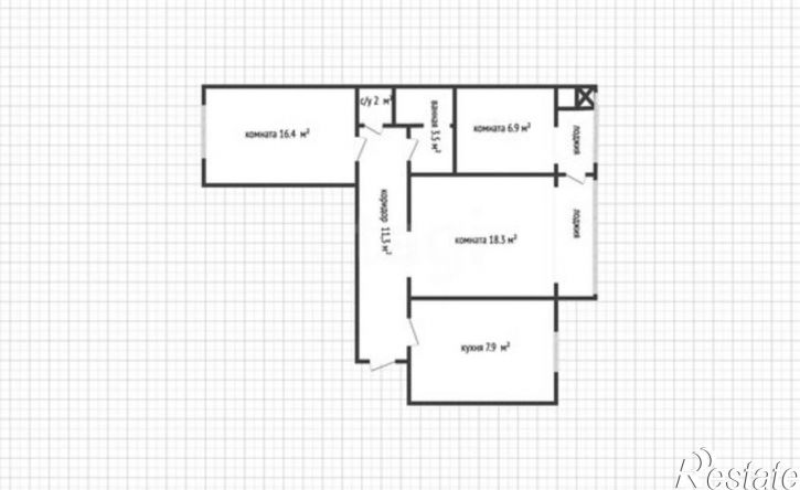 3-комн квартира Пионерская улица, 407,  д. 407