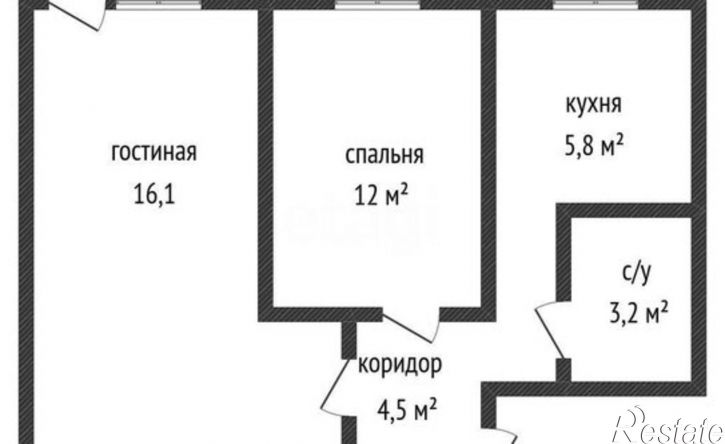 2-комн квартира улица Ленина, 4,  д. 4