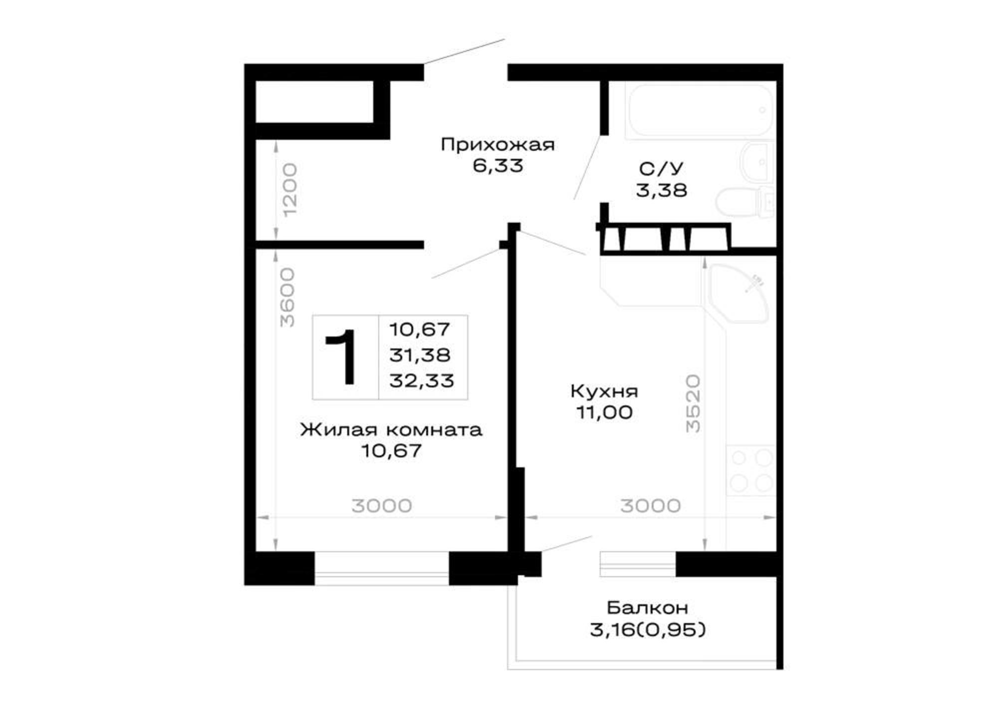Купить квартиру за 4 364 550 рублей на обход Майкопа, д.к5.1