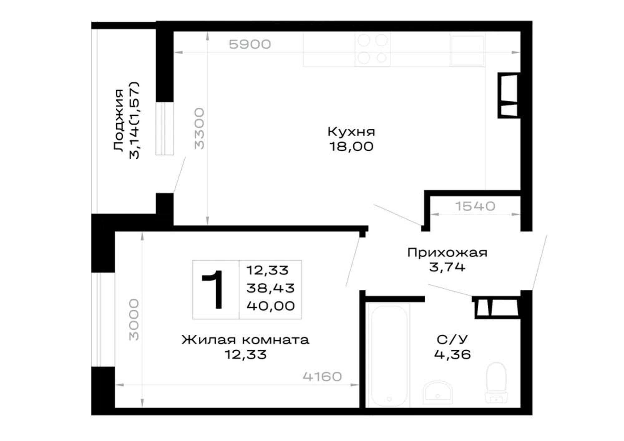 Купить квартиру за 5 400 000 рублей на обход Майкопа, д.к5.1
