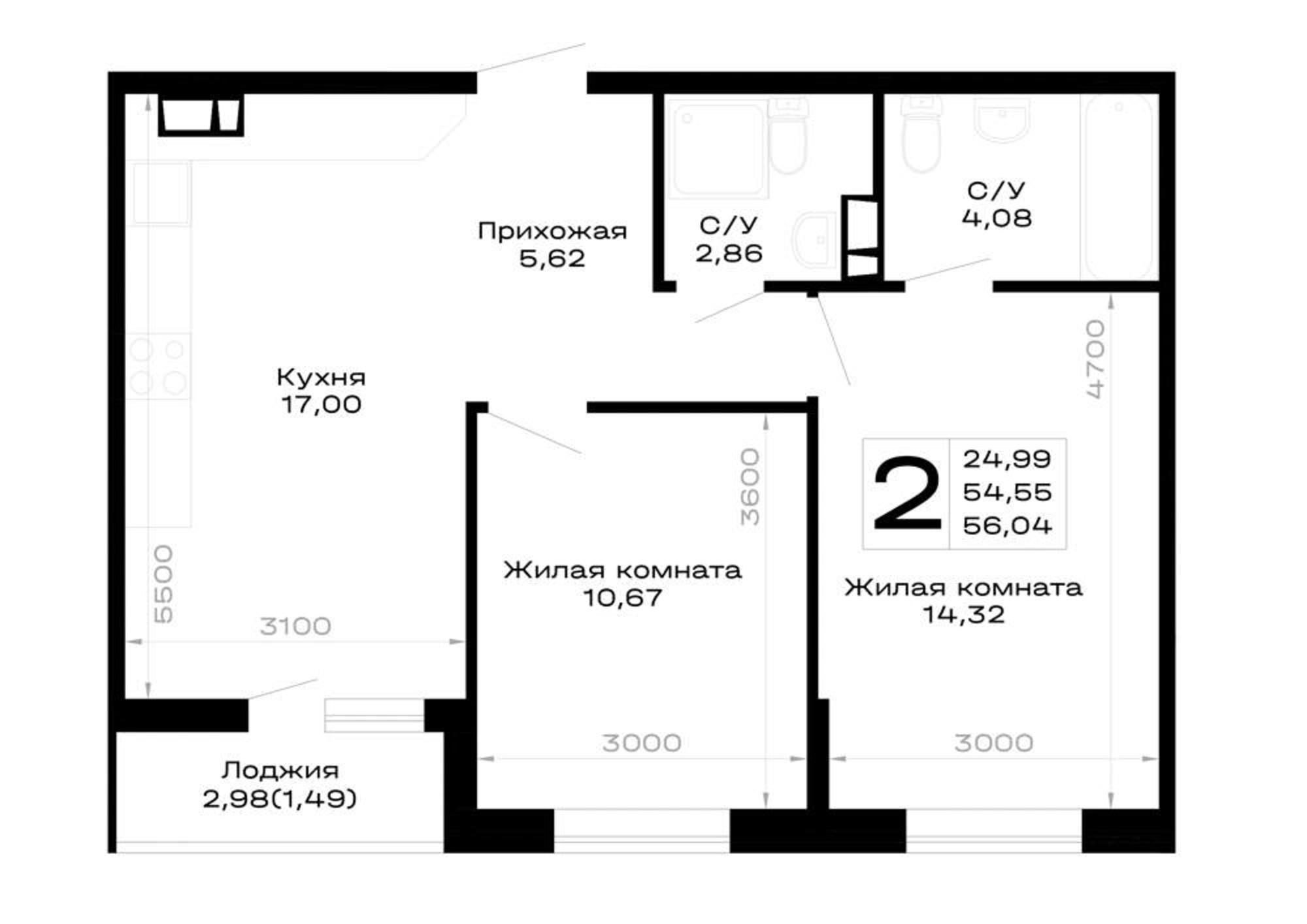 Купить квартиру за 6 724 800 рублей на обход Майкопа, д.к5.1