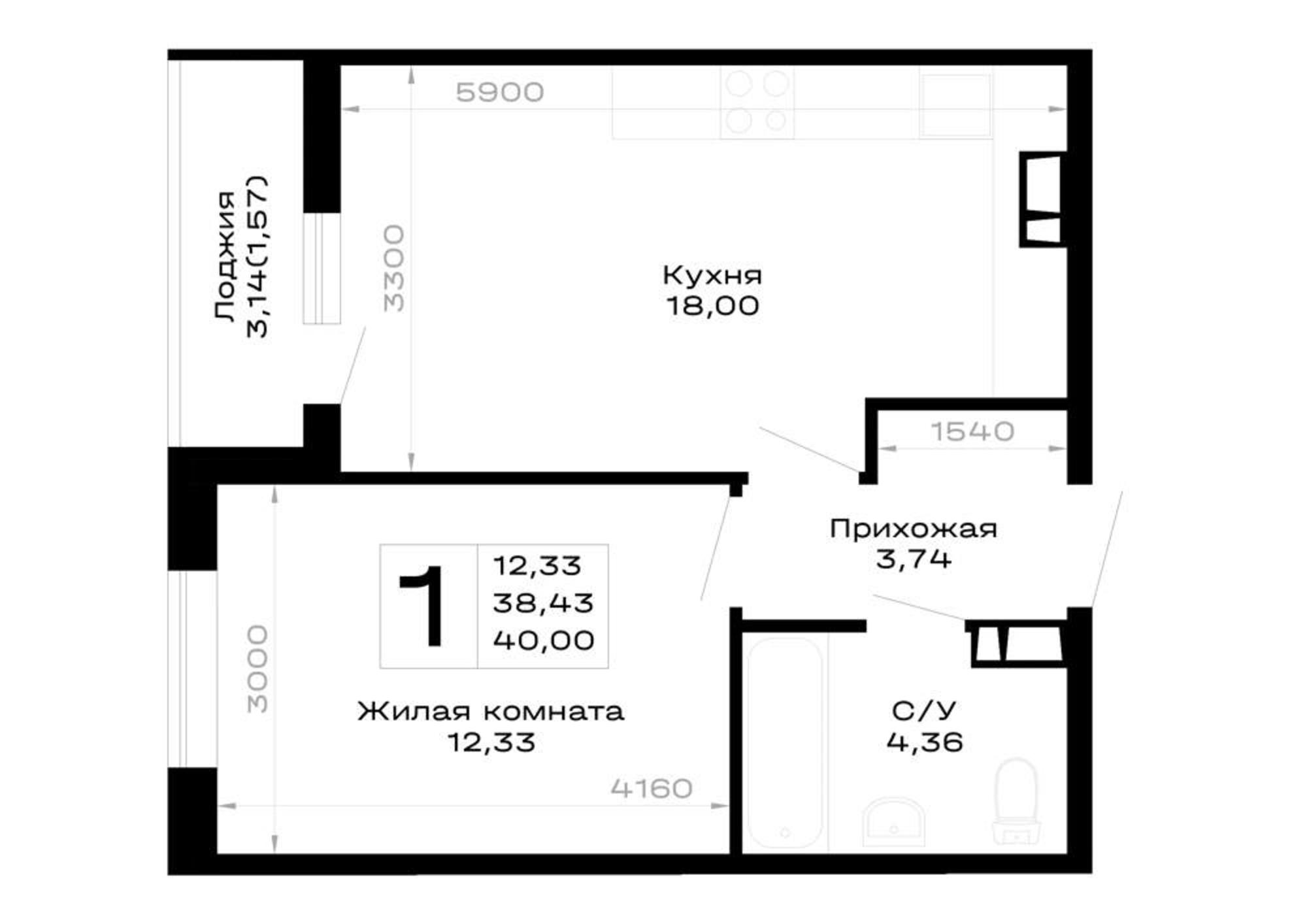 Купить квартиру за 5 400 000 рублей на обход Майкопа, д.к5.1