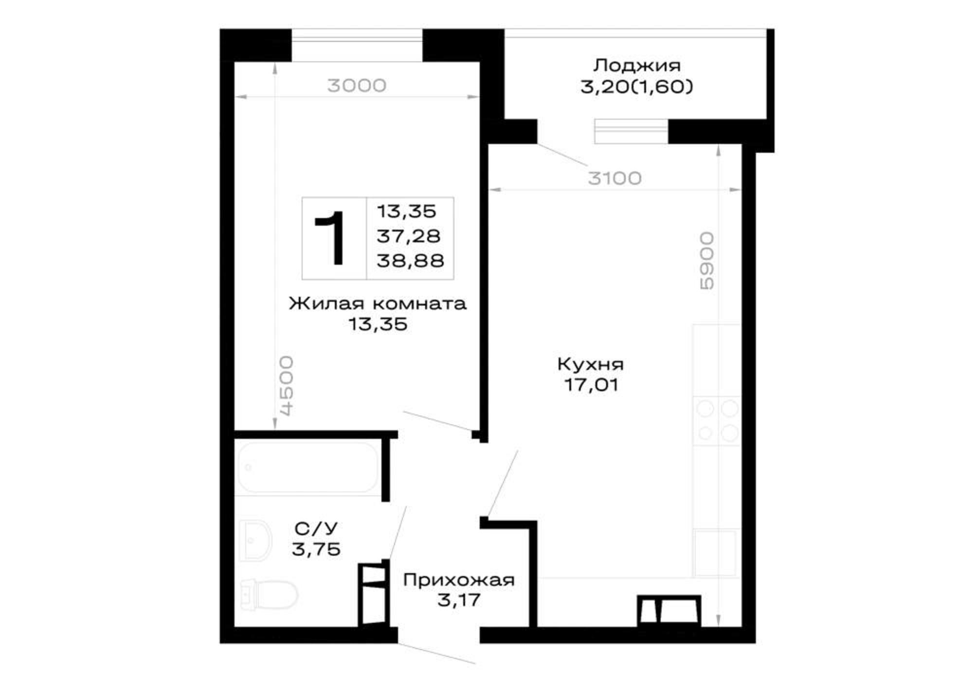 Купить квартиру за 5 248 800 рублей на обход Майкопа, д.к5.1