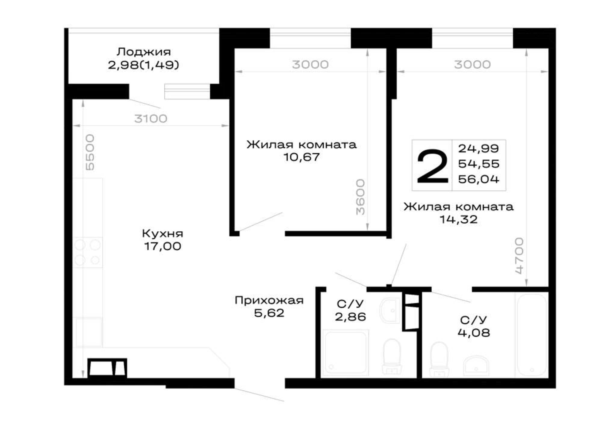 Купить квартиру за 6 724 800 рублей на обход Майкопа, д.к5.1