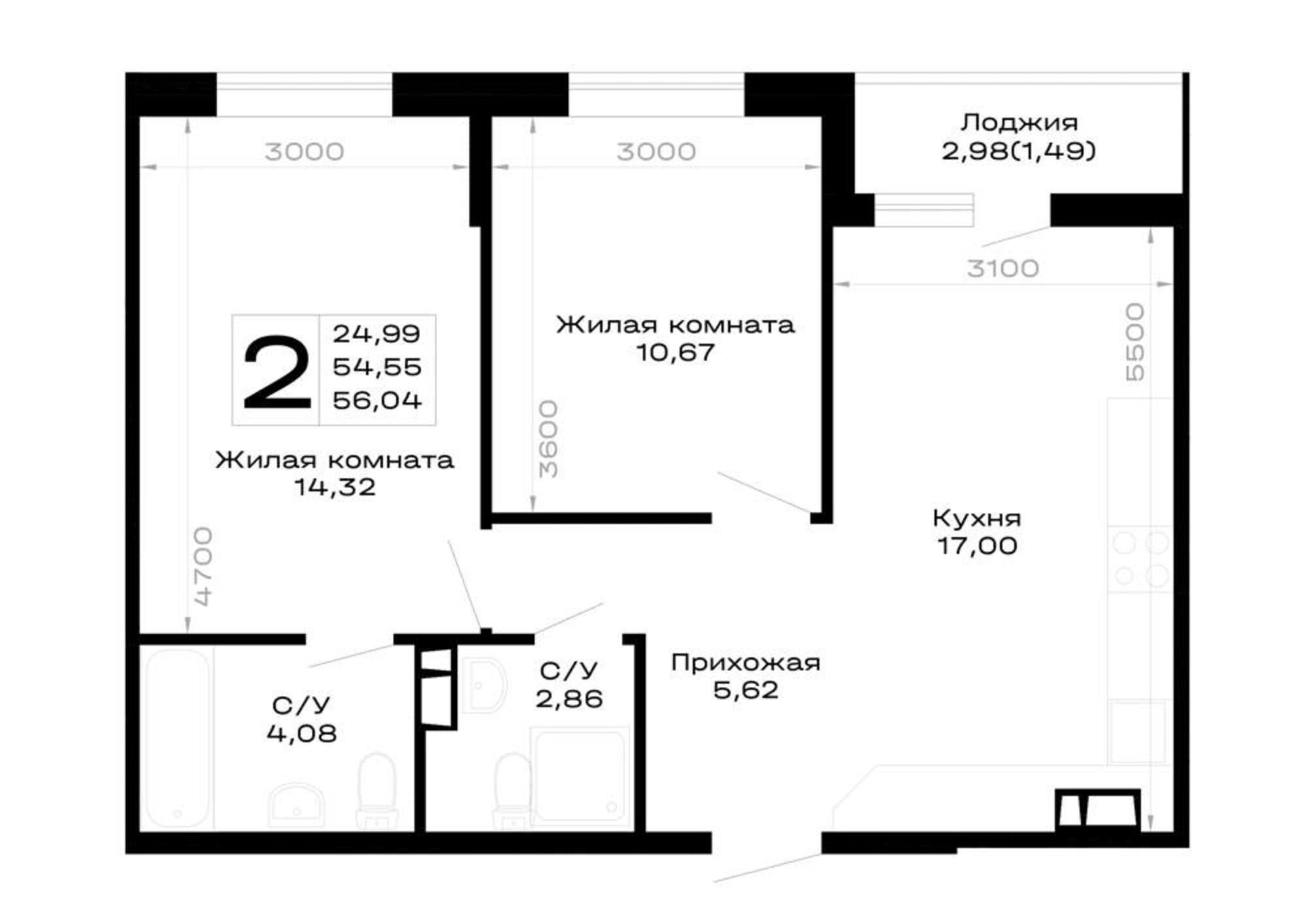 Купить квартиру за 6 724 800 рублей на обход Майкопа, д.к5.1