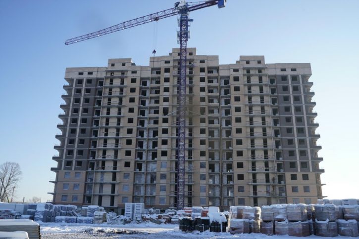 2-комн квартира в новом доме Авиационный переулок, д.1