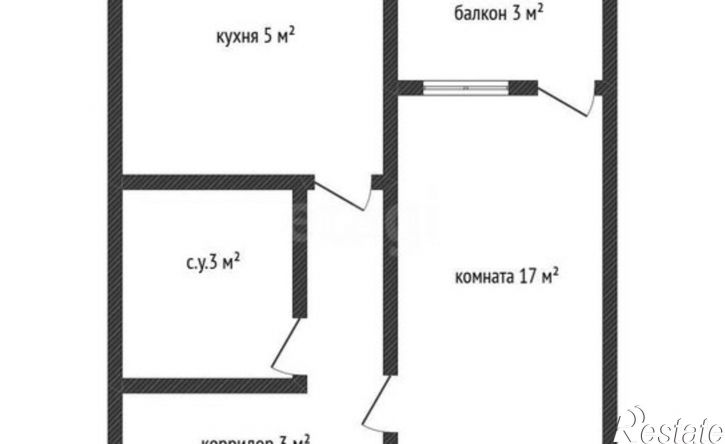 1-комн квартира Кужорская улица, 100,  д. 100