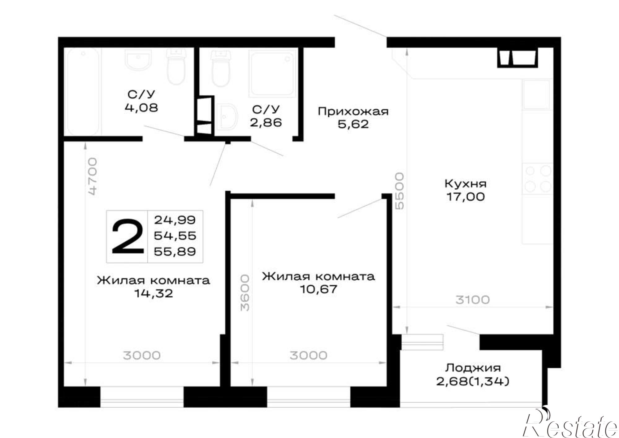 Купить квартиру за 6 986 250 рублей на обход Майкопа, д.к5.1