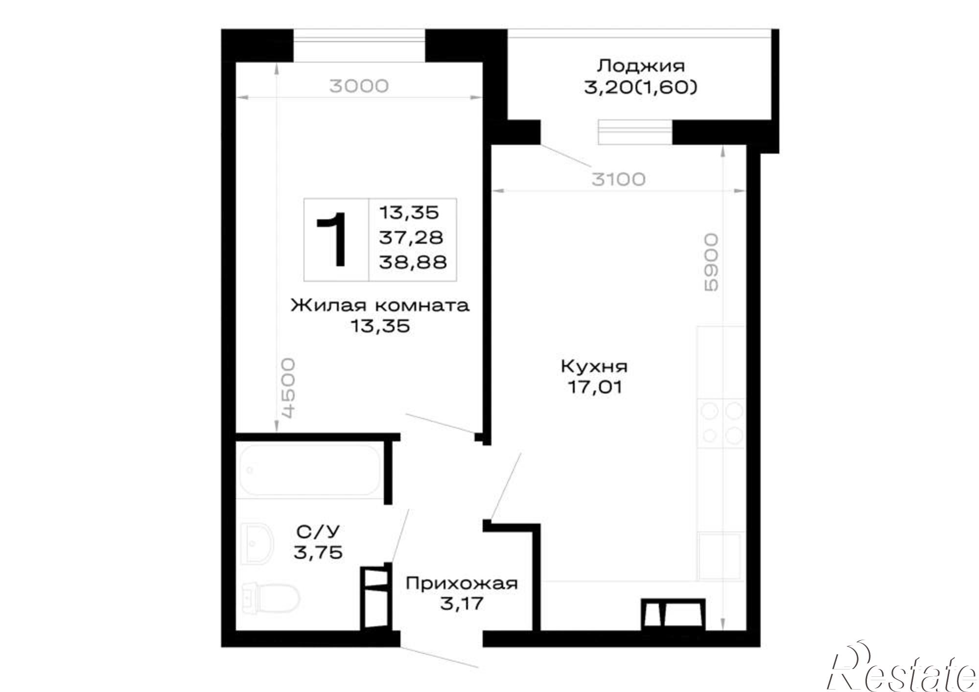 Купить квартиру за 5 443 200 рублей на обход Майкопа, д.к5.1