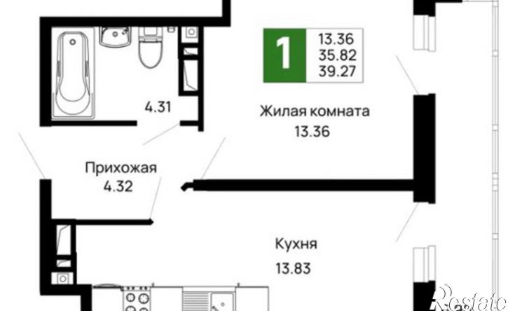 1-комн квартира Авиационный пер, 4Б,  д. 4Б