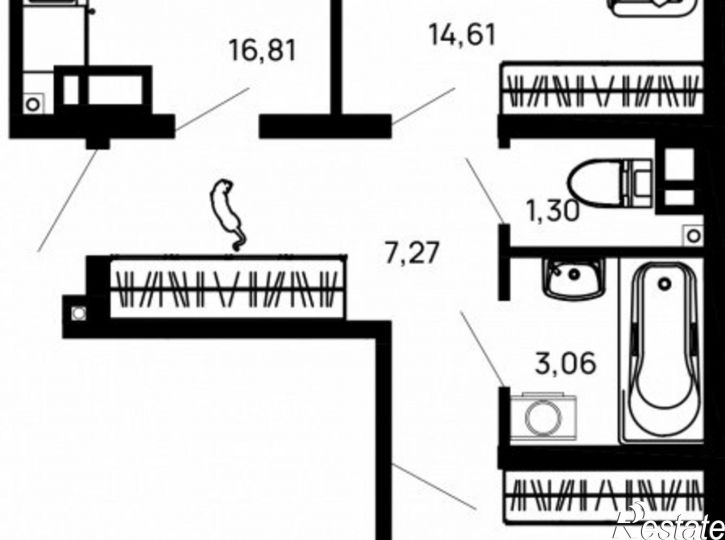 2-комн квартира Авиационный пер, 4Б,  д. 4Б