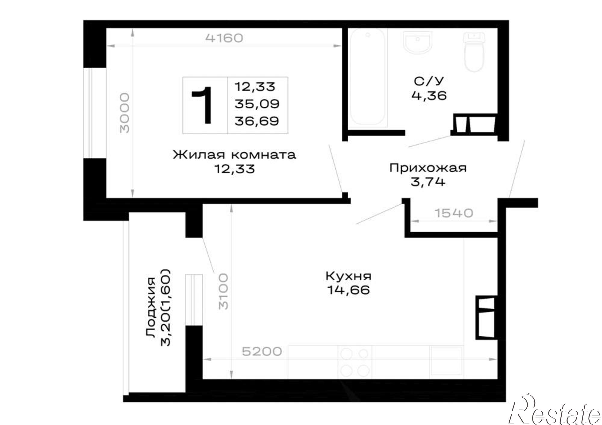 Купить квартиру за 5 320 050 рублей на обход Майкопа, д.к5.1