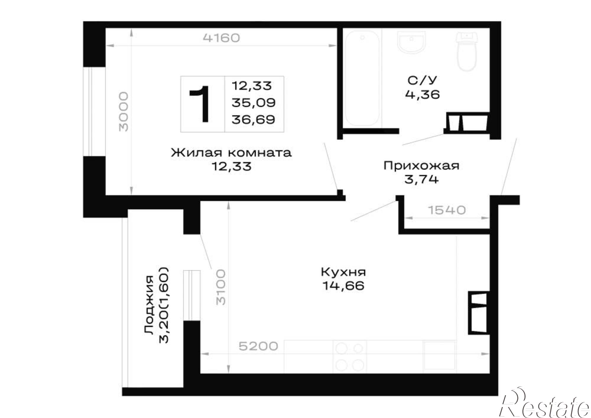 Купить квартиру за 5 320 050 рублей на обход Майкопа, д.к5.1
