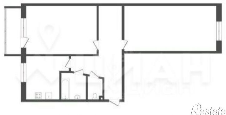 2-комн квартира ул Депутатская, 8А,  д. 8А